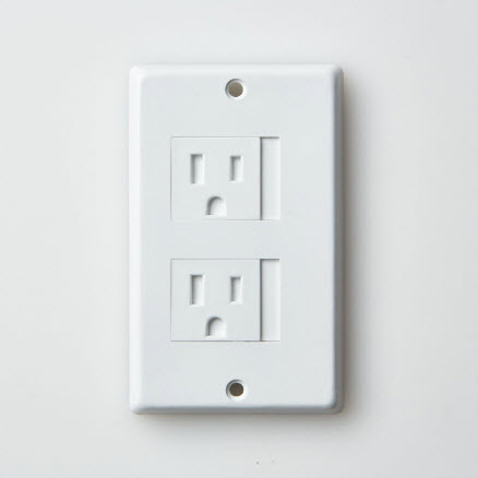 childproofed outlets